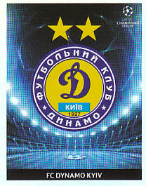 Club Emblem Dynamo Kyiv samolepka UEFA Champions League 2009/10 #379